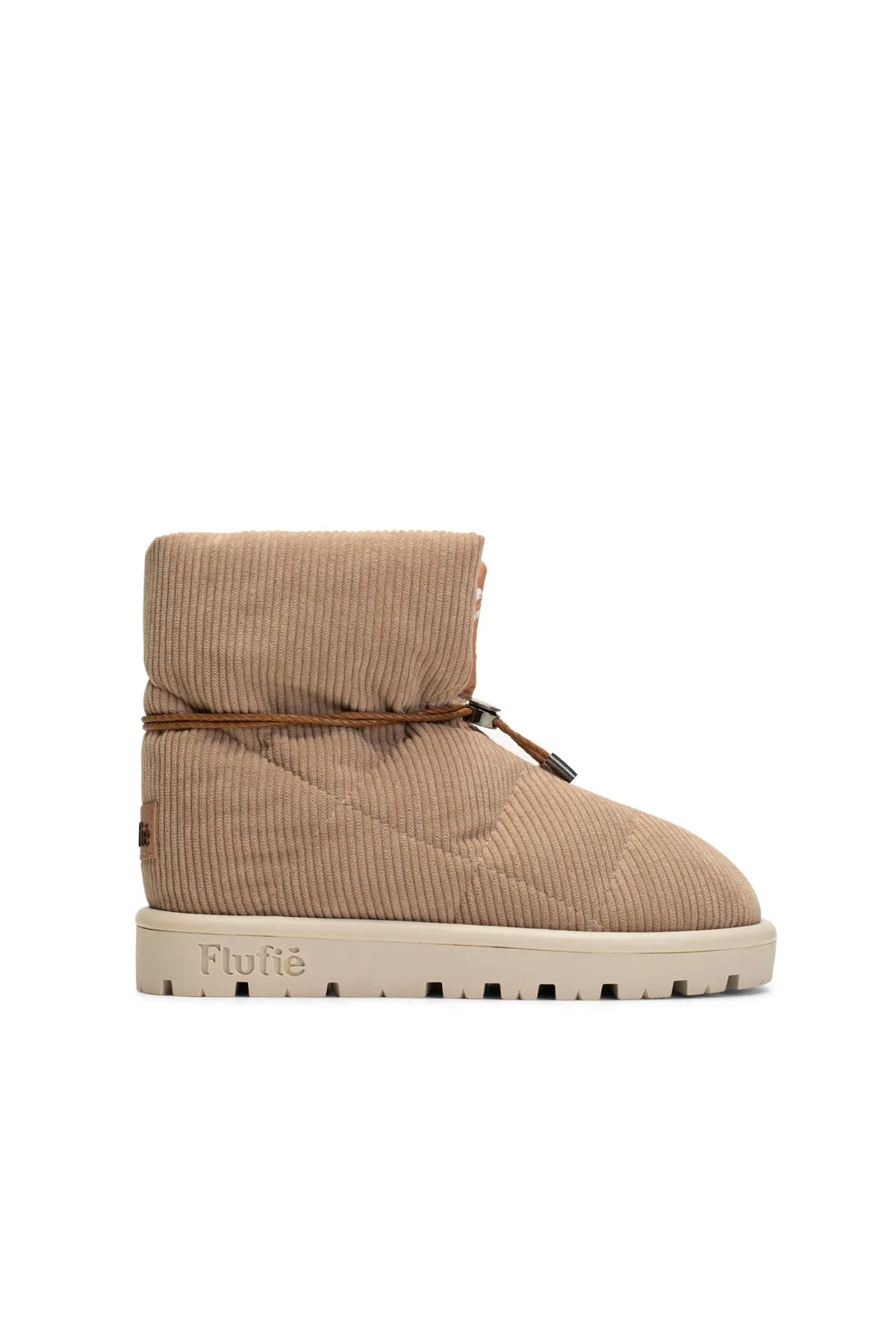 Cord Sand Beige Pillow Boot