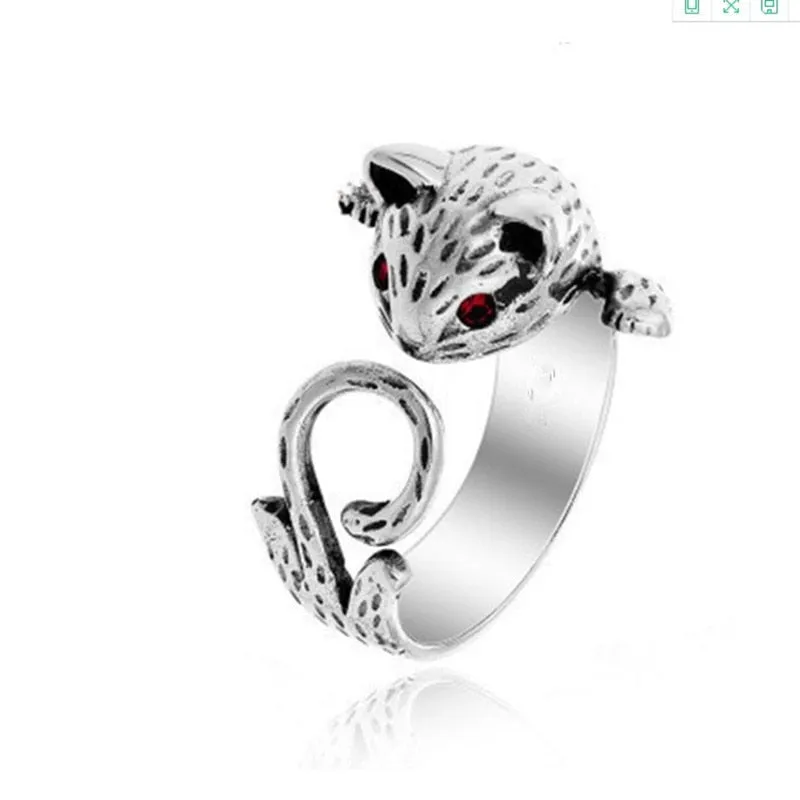 Cute Cat Ring Simplicity Fashion Jewelry
