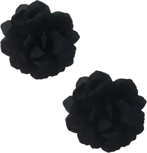 Dainty Satin Fabric Rose Flower Brooches Extra Large Rose Flower Brooches Big Camellia Flower Brooches Lapel Pins for Women Wedding Party Dance Clothes Hair Accessories Jewelry