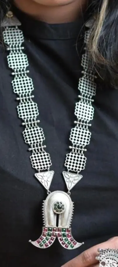 Dual 2 Tone Fusion Long Necklace