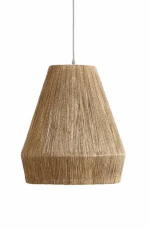 Hemp rope chandelier