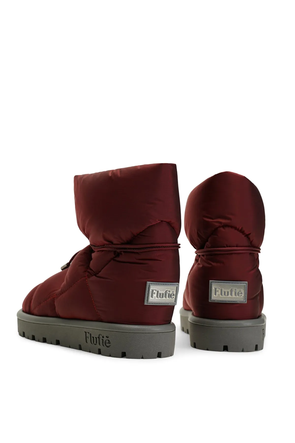 Metallic Antique Red Pillow Boot