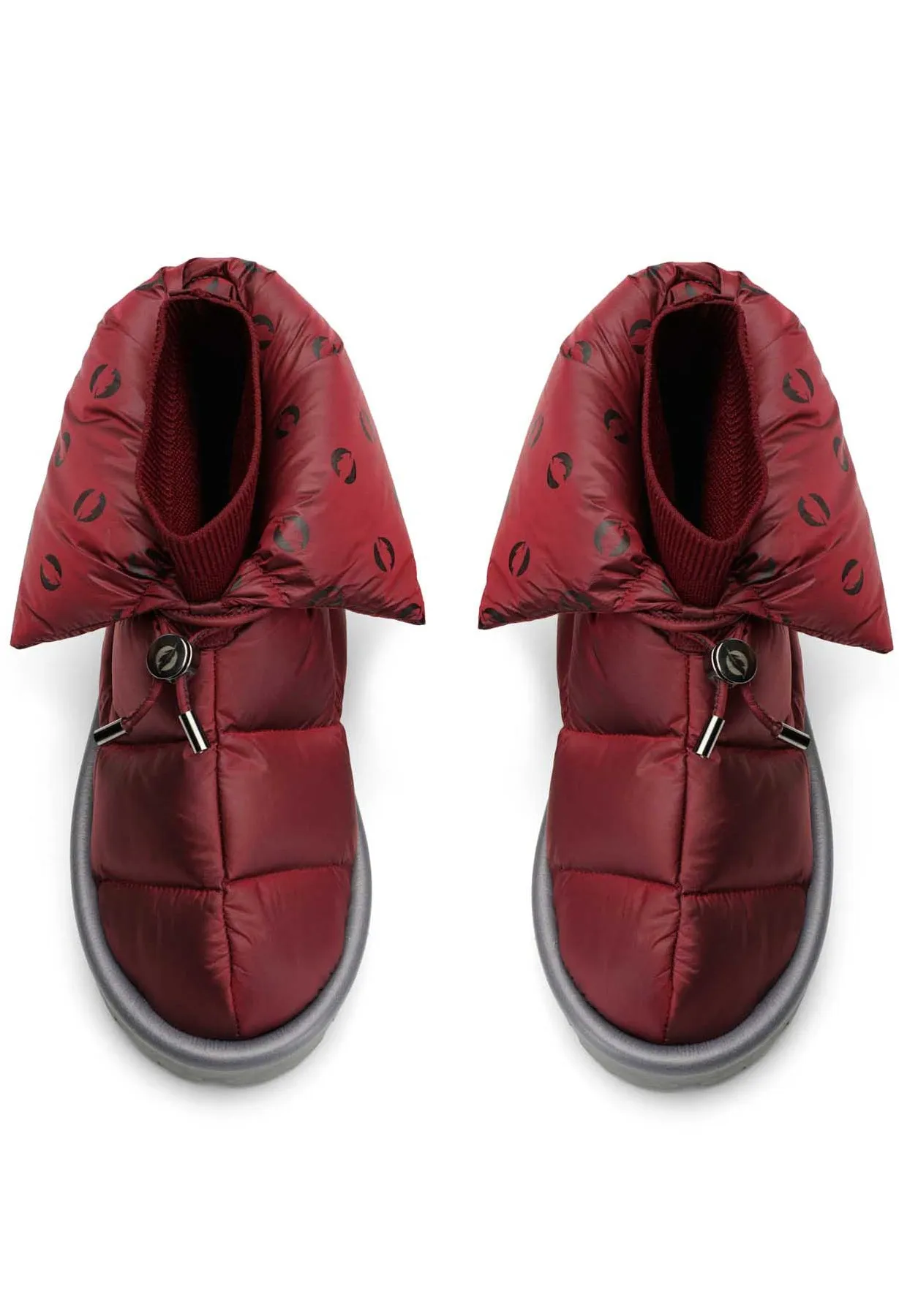 Metallic Antique Red Pillow Boot