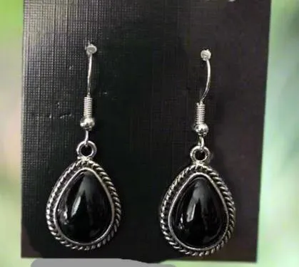 Teardrop Dangle Earrings - Multi Colors
