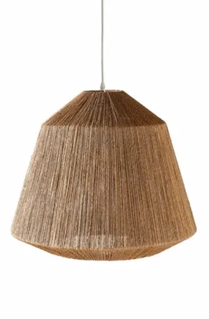 Vintage hemp rope chandelier